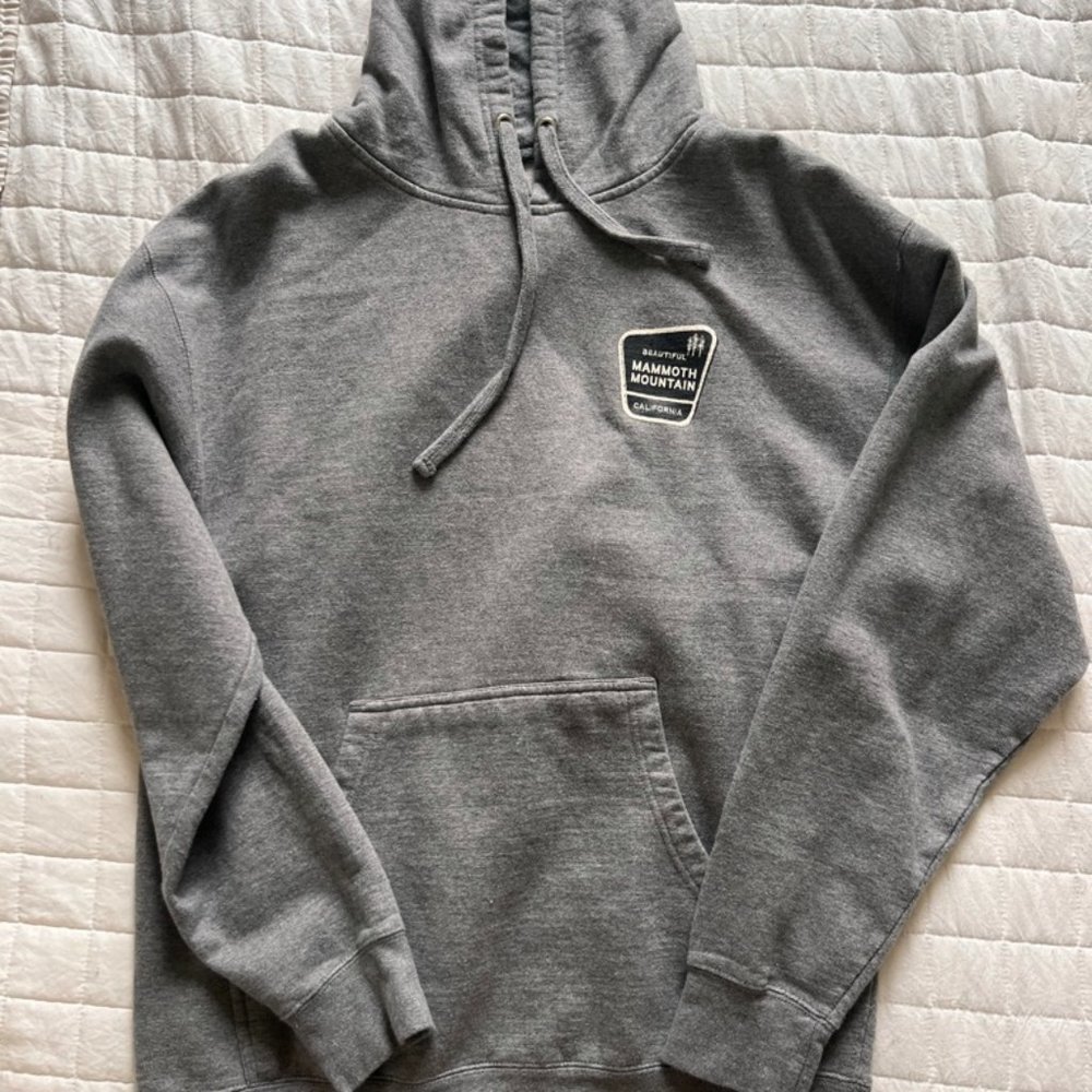 Mammoth mountain grey hoodie